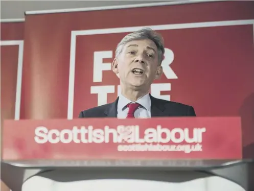  ??  ?? Richard Leonard also acknowledg­ed that many PFI deals were put in place under Labour’s time in office