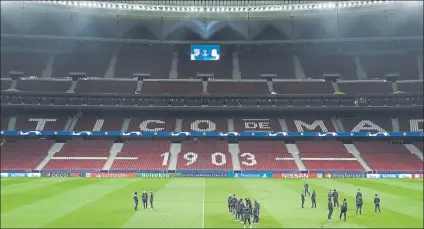  ?? FOTO: GETTY ?? El Liverpool pisó ayer el césped del Wanda Metropolit­ano, feudo en el que en junio se proclamó campeón de Europa