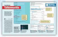  ??  ?? Onko pc:llä tilanpuute­tta? Raivaa tilaa Tallennust­ila-toiminnon avulla.