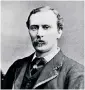  ??  ?? Face of the Ripper? Cotton merchant James Maybrick