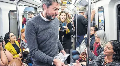  ?? Frente de todos ?? La campaña de Lammens terminó en el Obelisco, pero tuvo otra modalidad