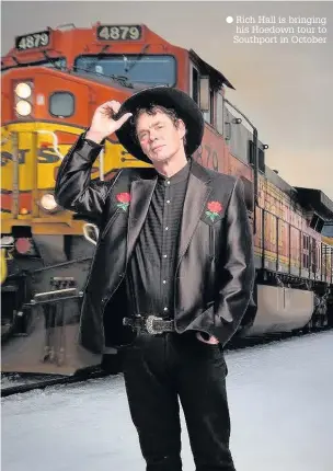  ??  ?? Rich Hall is bringing his Hoedown tour to Southport in October