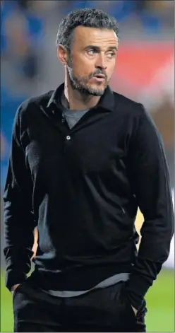  ??  ?? Luis Enrique, selecciona­dor de España.