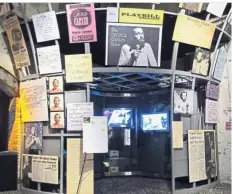  ?? — AP ?? ‘Seriously, folks’: The main entrance (above) and the George Carlin exhibit (left) at the National Comedy Center in Jamestown.