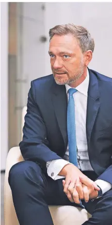  ?? FOTO: NASSIM RAD/IMAGO ?? FDP-Vorsitzend­er Christian Lindner in Berlin.