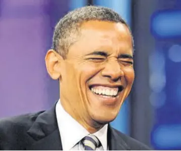  ??  ?? President Barack Obama made headlines across the world for having a sore throat.