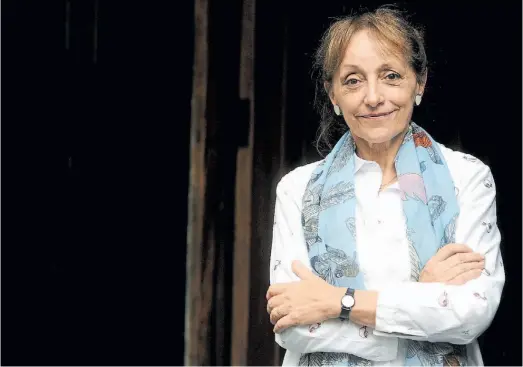  ?? JUAN MANUEL FOGLIA ?? Susana de Musicardi. Así se llamaba el personaje del mítico filme de Doria. “Me daba miedo que me abrazaran tanto”, confiesa.