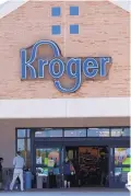  ?? ROGELIO V. SOLIS/ASSOCIATED PRESS ?? Kroger said Thursday that it’s raising the minimum age to buy firearms and ammunition at all its Fred Meyer stores to 21.