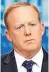  ??  ?? W.H. press secretary Sean Spicer