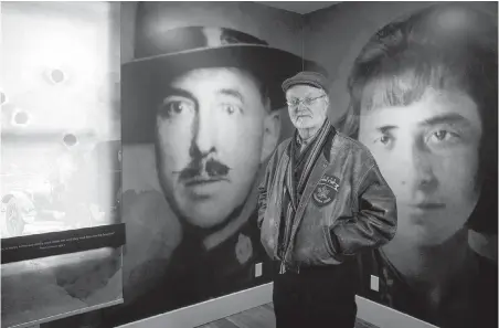  ?? PHOTOS BY THE CANADIAN PRESS ?? Fred Bradley at the Alberta Provincial Police Barracks historical site in Coleman. Policing prohibitio­n was both difficult and dangerous, the historian and heritage advocate says.