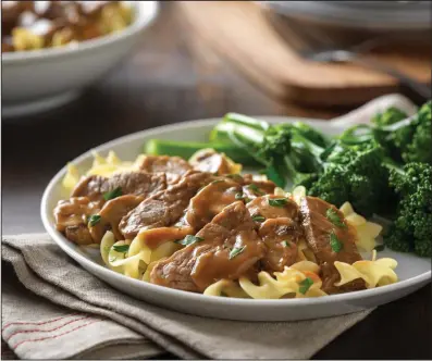  ?? (Courtesy of Cattlemen’s Beef Board) ?? Easy Beef Stroganoff