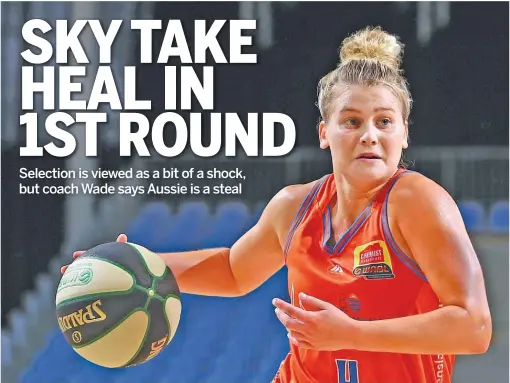  ?? CHRIS HYDE/GETTY IMAGES ?? Point guard Shyla Heal has been playing profession­al basketball in Australia since she was 14.