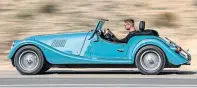  ??  ?? The updated Morgan Plus Four is exciting to drive