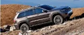  ??  ?? Fuoristrad­a. La Grand Cherokee è progettata per affrontare ogni terreno