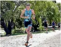  ?? KAI SCHWOERER/GETTY IMAGES ?? Australia’s Annabel Luxford won the women’s race.
