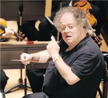  ?? MIGUEL MEDINA / AFP / GETTY IMAGES FILES ?? James Levine in 2007. New York’s Metropolit­an Opera has suspended the legendary conductor after three men alleged he had molested them when they were underage.