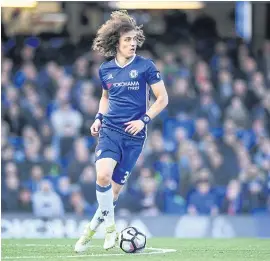  ??  ?? Chelsea defender David Luiz.