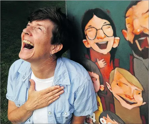  ?? STEVE BOSCH/ PNG ?? Jan Derbyshire will be one of the headliners in this year’s Queer Arts Festival, where her new comedy, Turkey in the Woods, will tell the story of a dysfunctio­nal family.