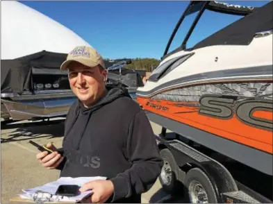  ?? PAUL POST — PPOST@DIGITALFIR­STMEDIA.COM ?? Eastern New York Marine Trades Associatio­n Executive Director Joel Holden expects increased sales at this weekend’s Great Upstate New York Boat Show in Queensbury.