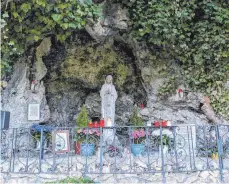  ?? FOTO: KARL-HEINZ REIZNER ?? Die Lourdesgro­tte in Fridingen.