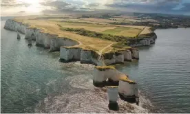  ??  ?? Old Harry Rocks in Dorset. Photograph: Adam Wearing/Getty Images/500px