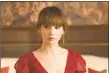  ?? Murray Close / Associated Press ?? In this image released by Twentieth Century Fox, Jennifer Lawrence appears in a scene from “Red Sparrow.”