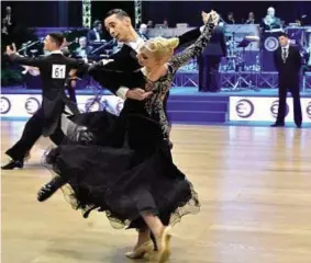  ?? ?? Un momento degli ultimi campionati italiani di danza, che tornano a Torino dopo 21 anni