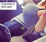  ?? ?? Charlotte in gym gear