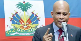  ?? ARCHIVO ?? El expresiden­te Martelly figura en la lista de nuevos sancionado­s.