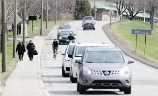  ?? ALLEN McINNIS ?? The pilot project to ban through traffic on Camillien-Houde Way “did not provide for road safety enhancemen­t by any other means than by removing cars,” says Helene Panaioti of Les amis de la montagne.