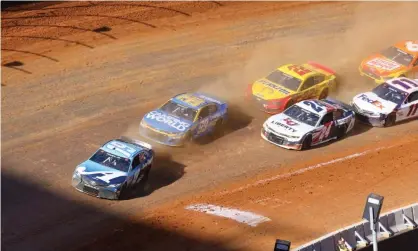  ??  ?? The dirt race returns to Nascar in Tennessee. Photograph: Randy Sartin/USA Today Sports