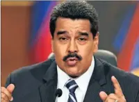  ?? PICTURE: REUTERS ?? Venezuelan President Nicolas Maduro.
