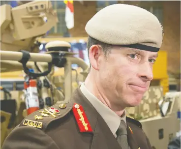  ?? WAYNE CUDDINGTON / POSTMEDIA NEWS FILES ?? Maj.-gen. Peter Dawe has been removed from his latest position — helping to co-ordinate efforts to change the military’s culture, including on sexual misconduct.