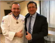  ?? (Photo DR) ?? Guillaume Gomez et François de Canson se sont rencontrés lors de la septième semaine de la gastronomi­e française « So French So food ».