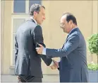  ?? [ APA ] ?? Bundeskanz­ler Christian Kern mit Staatspräs­ident Francois¸ Hollande.