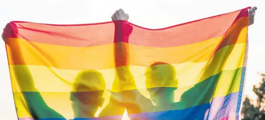  ?? Photo / Getty Images ?? Being gay is still tough for many New Zealanders; we still face homophobia at times. However, we won the battle of public opinion through free speech, writes Ani O’brien.