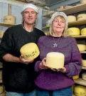  ?? MARION VAN DIJK/STUFF ?? East Takaka cheesemake­rs Alan Cockman and Gabrielle Kervella started the process of developing the new tools, by complainin­g to Damien O’Connor about the burden of compliance costs on their small business.