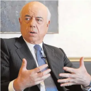  ?? // JAIME GARCÍA ?? El expresiden­te del BBVA Francisco González