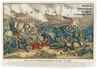  ??  ?? Bataille de Fredericks­burg, en Virginie, 13 décembre 1862.