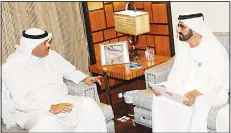  ?? KUNA photos ?? Letter handed to Vice-President and PM of UAE.