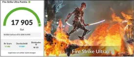  ?? ?? FIRE STRIKE ULTRA errechnet ebenfalls einen Wert für die 4K-Auflösung, aber für die Directx 11 API von Windows.