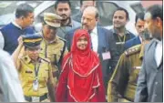  ?? VIPIN KUMAR/HT FILE ?? In a landmark ruling, the Supreme Court recently upheld the marriage of Hadiya, a 26yearold Kerala woman who converted to Islam and wed a Muslim man.