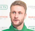  ??  ?? Scott Bain: relishing “huge opportunit­y” at Hibs.