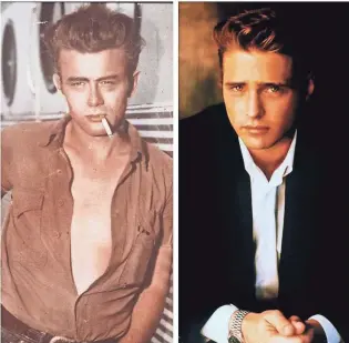  ?? WARNER BROS. ?? James Dean, left, and Jason Priestley face-off in “Clueless.”