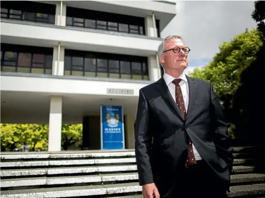  ?? PHOTO: DAVID UNWIN/FAIRFAX NZ ?? Massey University vice-chancellor Steve Maharey says universiti­es need to be ready for a world that’s changing.