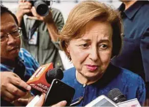  ?? PIC BY HAFIZ SOHAIMI ?? Newly-appointed Permodalan Nasional Bhd chairman Tan Sri Dr Zeti Akhtar Aziz says she will continue as a member of the Council of Eminent Persons.