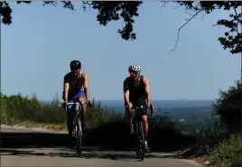  ?? ?? A 100km cycle in the Surrey hills was a celebratio­n of life