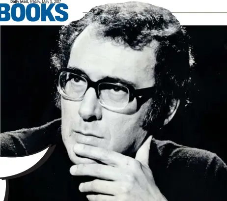  ??  ?? A way with words: The Nobel Prize-winning playwright Harold Pinter