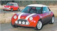  ??  ?? The 1997 ACV30 concept mirrored BMW’s thinking on how the new MINI should eventually look.