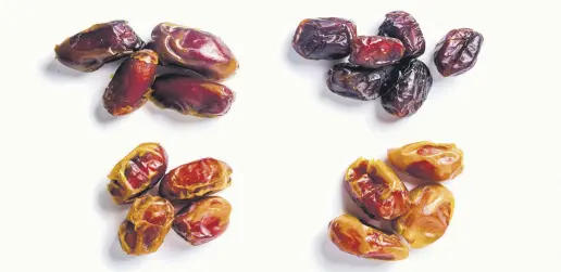  ??  ?? There are more than 200 date varieties around the world.